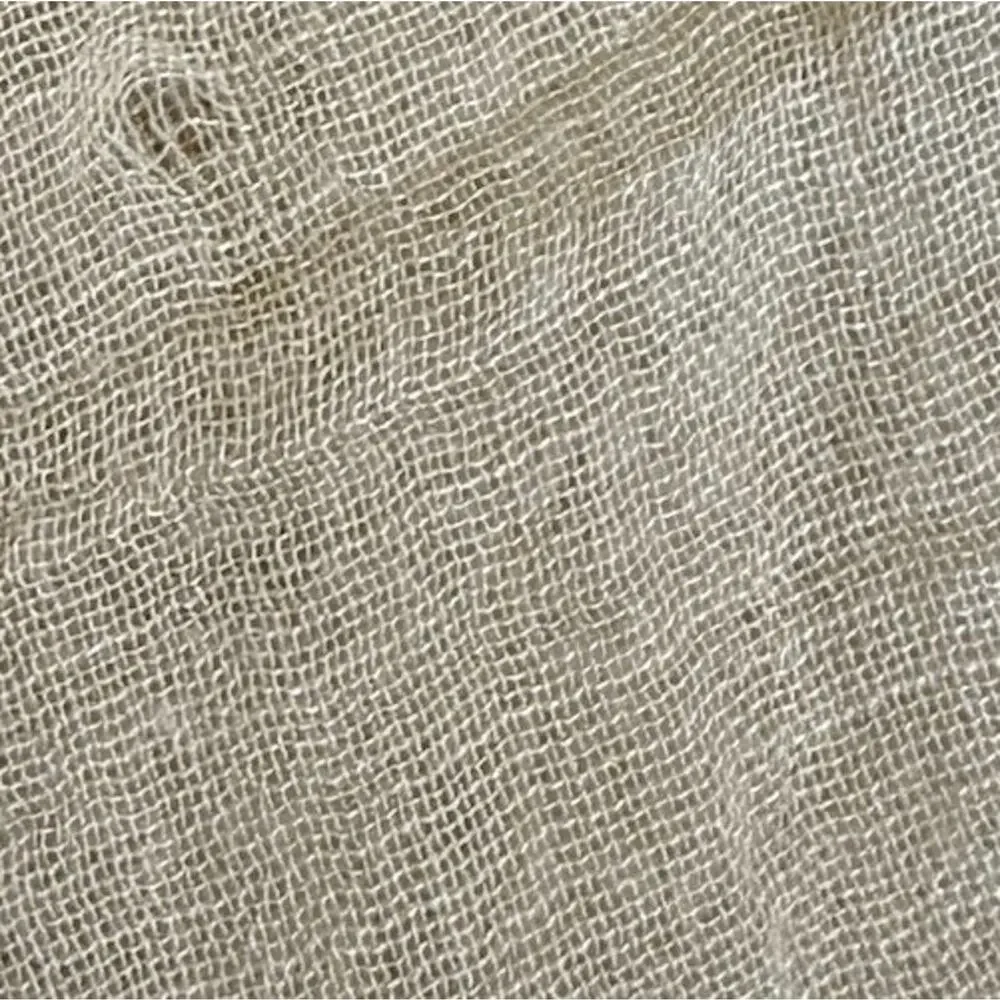 Ivory Lace Mini Pom Pom Light Weight Women’s Scarf Size 27X72 inches